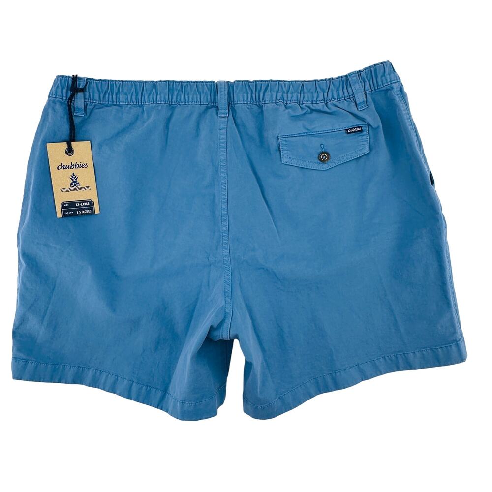 Chubbies Original Stretch Twill Shorts Mens Sz XXL The Big Blues 5.5" Inseam - Picture 3 of 8